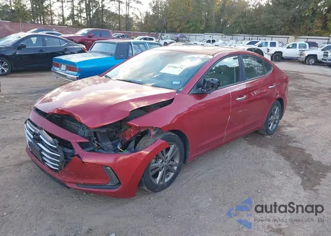 2018 Hyundai Elantra Value Edition z USA, uszkodzony, nr VIN 5NPD84LF0JH286020